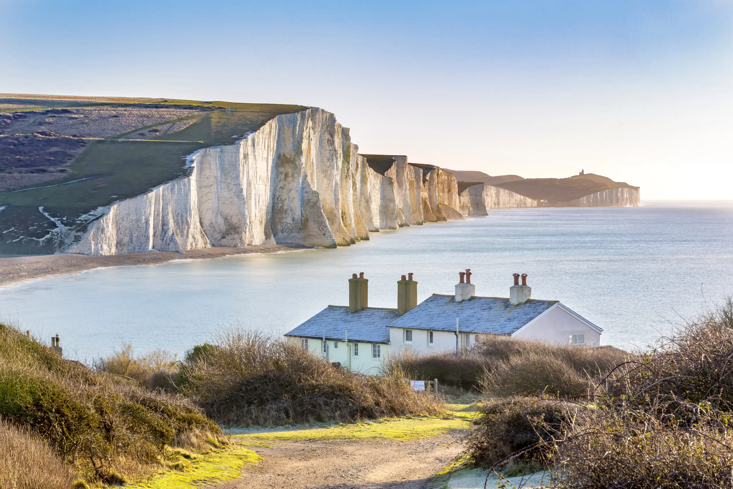 Picture of hills by the beach in Surrey where we provide Pat Testing