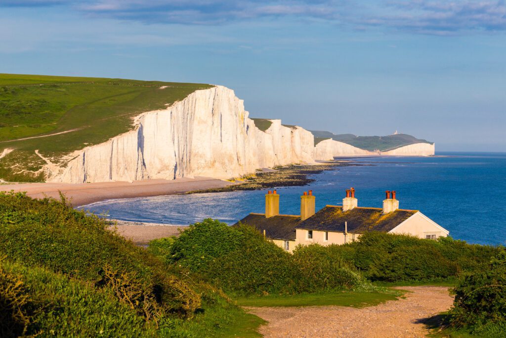 Image of the White Cliffs of Dover where we provide Pat testing