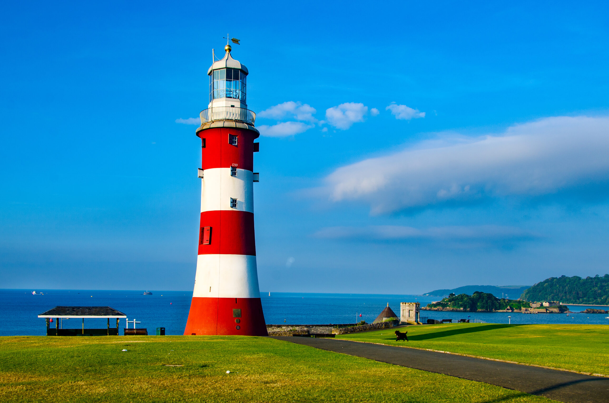 A picture of a lighthouse Plymouth where we provide Pat Testing