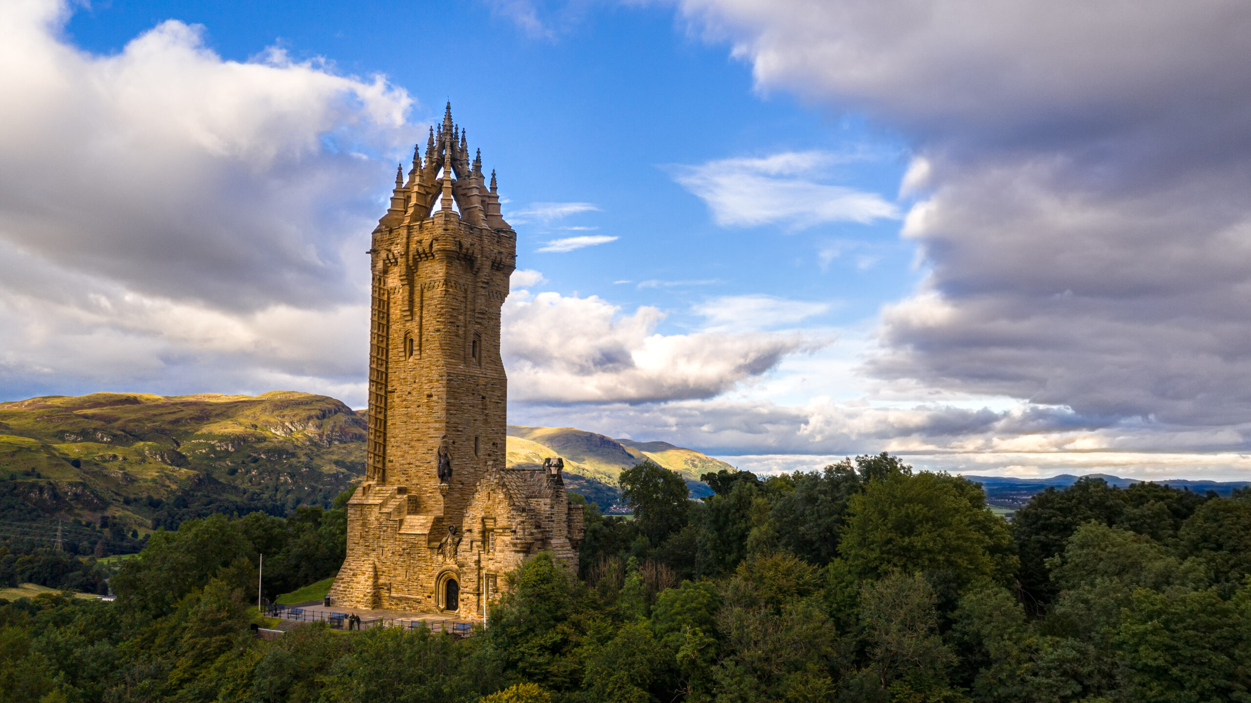Wallace Monument in Stirling, Scotland