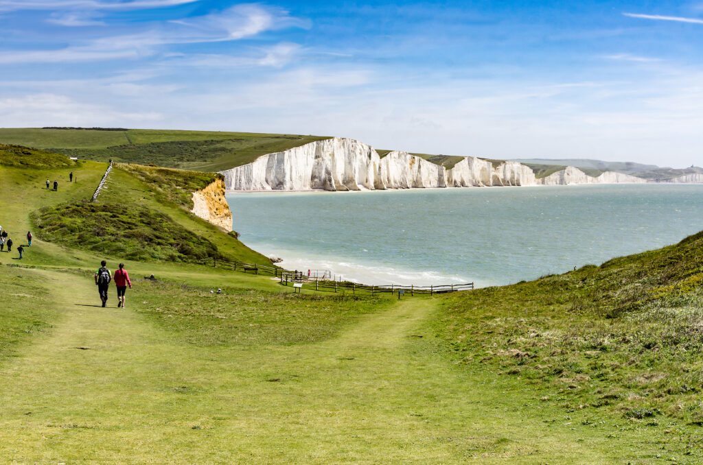 Seven Sisters Country Park in Sussex, UK