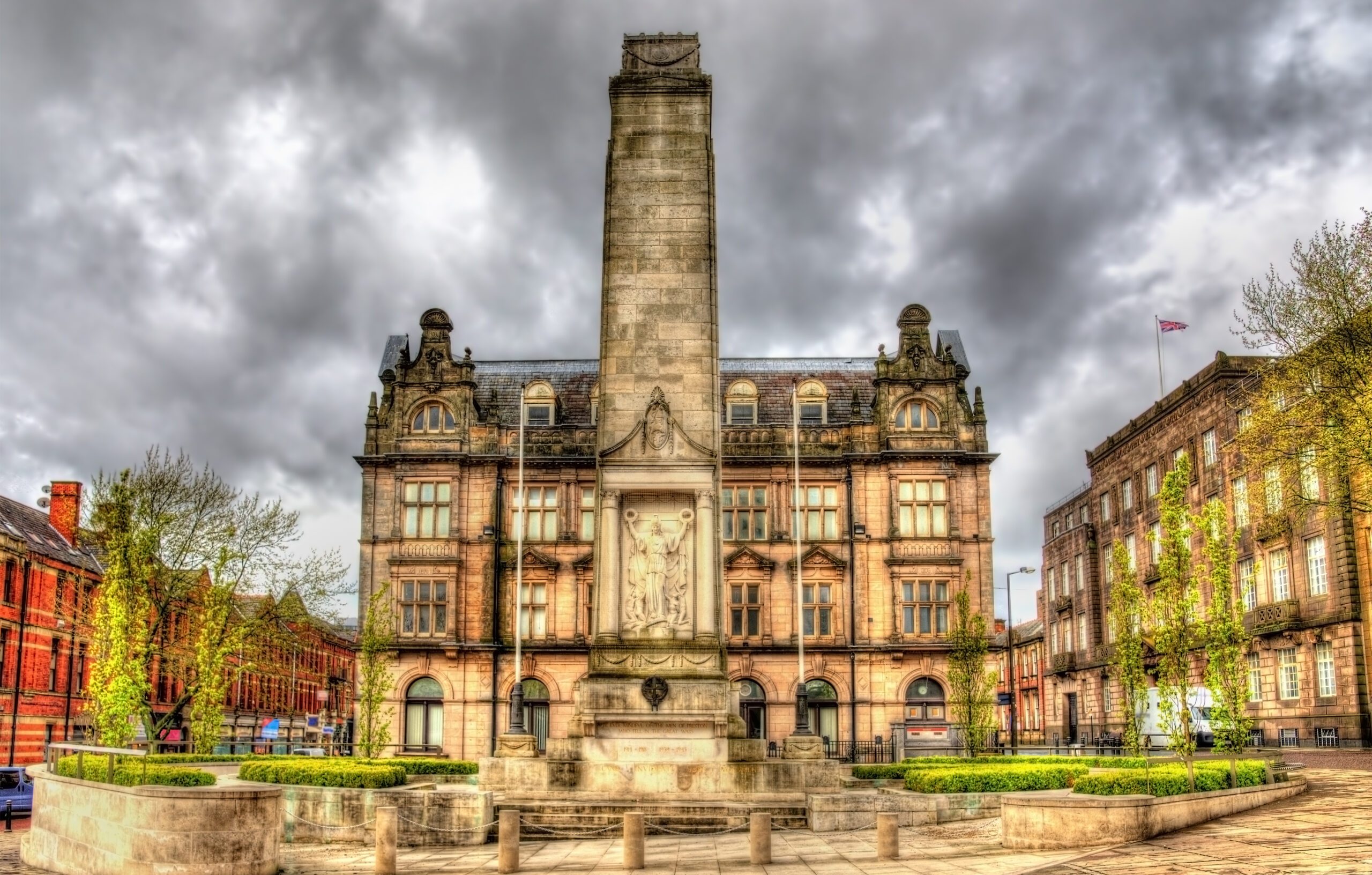 Image of a historical monument in Preston where we do Pat Testing
